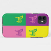 Pop Art Zebra Hoesje-Mate iPhone Case (Achterkant (horizontaal))