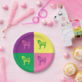 Pop Art Zebra Plate Papieren Bordje (Feest)