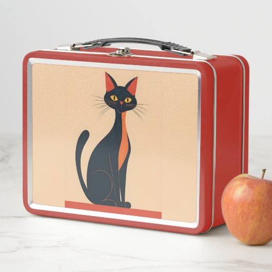 Pop Art Zwarte Kat Kind of Volwassene (In situ)