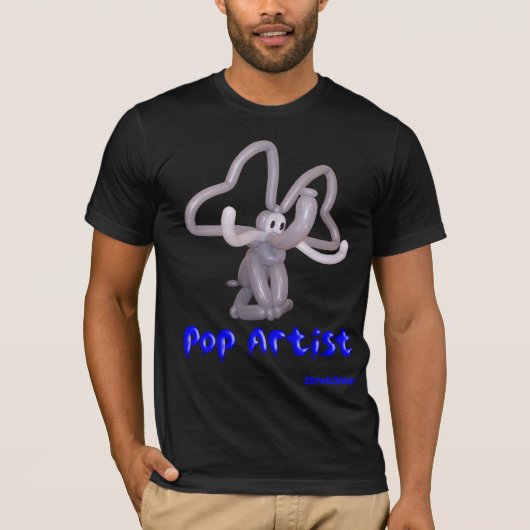 Pop artiest - ballonvaarder t-shirt (Voorkant)