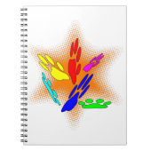 Pop-artpagina's Notitieboek (Voorkant)