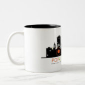 Pop Augusta! Koffie-Mok (11oz) Tweekleurige Koffiemok (Links)