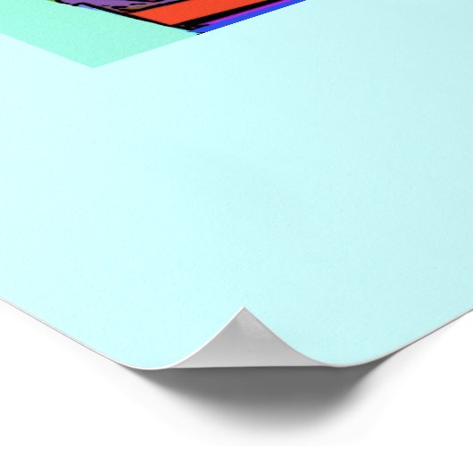 pop baby zebra poster (Hoek)