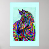 pop baby zebra poster (Voorkant)