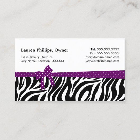 Pop Baker Visitekaartje (Achterkant)