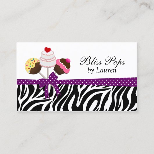 Pop Baker Visitekaartje (Voorkant)