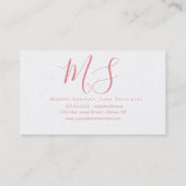 Pop bakkerijverpakking Decorator Visitekaartje (Achterkant)