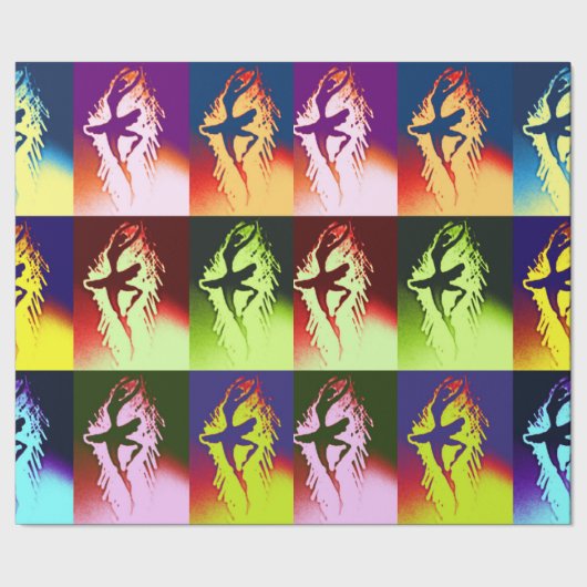 Pop Ballerina Cadeaupapier (Zoom)