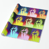 Pop Ballerina Cadeaupapier (Uitgerold)