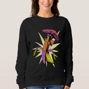 Pop Banana met Shroom Paddenstoel Plukken Paddenst Trui