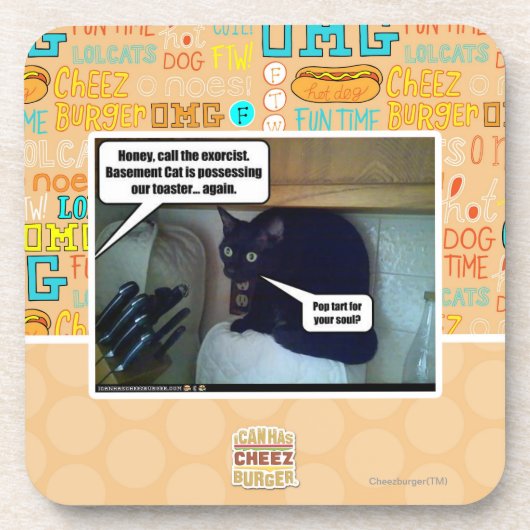 Pop begint voor je ziel? drankjes onderzetter (Voorkant)