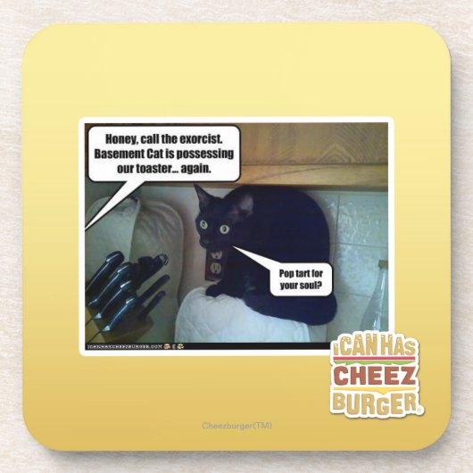 Pop begint voor je ziel? drankjes onderzetter (Voorkant)