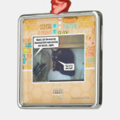 Pop begint voor je ziel? metalen ornament (Links)