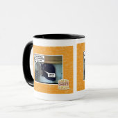 Pop begint voor je ziel? mok (Voorkant links)