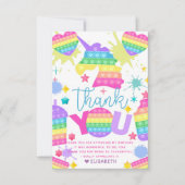 Pop Birthday - persoonlijk Bedankkaart (Voorkant)