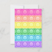 Pop Birthday - persoonlijk Bedankkaart (Achterkant)