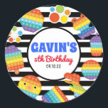 Pop Birthday Sticker, Fidget Birthday Sticker<br><div class="desc">Pop Birthday Sticker,  Fidget Birthday Sticker Primaire Kleur Fidget Birthday</div>