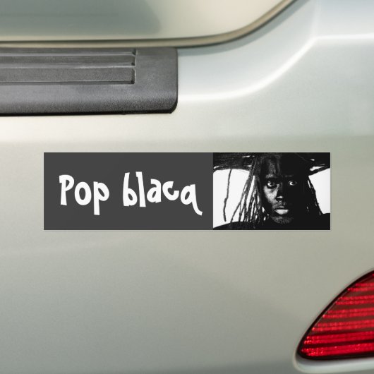 pop blacq bumpersticker (Op auto)