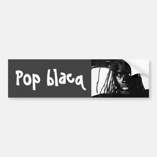 pop blacq bumpersticker (Voorkant)