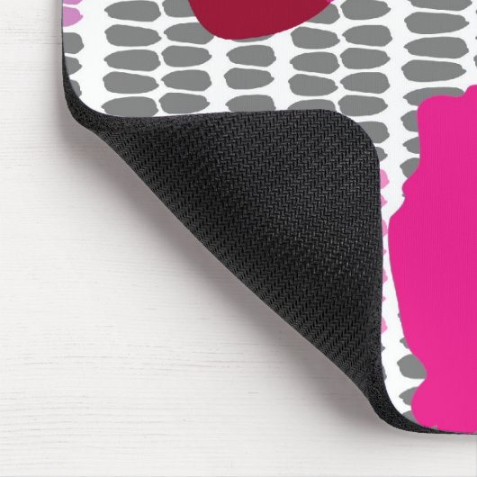 Pop bloemen digitale kunst muismat (Hoek)