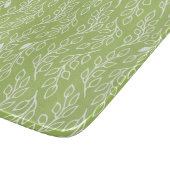 Pop bloemen Groen glas snijvlak Klein Snijplank (Hoek)