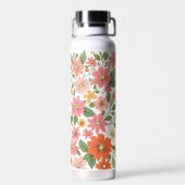 Pop Bloom Patroon Waterfles (Achterkant)