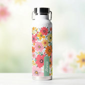 Pop Bloom-patroon Waterfles