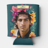 Pop Bloom Pattern two face Blikjeskoeler (Achterkant)