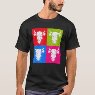 Pop Boerderij Koe van de veeteelt 1 T-shirt