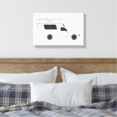 pop boven chinese camper canvas afdruk (Insitu (Slaapkamer))