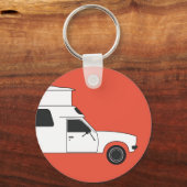 pop boven chinese camper sleutelhanger (Voorkant)