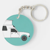 pop boven chinese camper sleutelhanger (Achterkant)