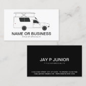 pop boven chinese camper visitekaartje (Voorkant / Achterkant)