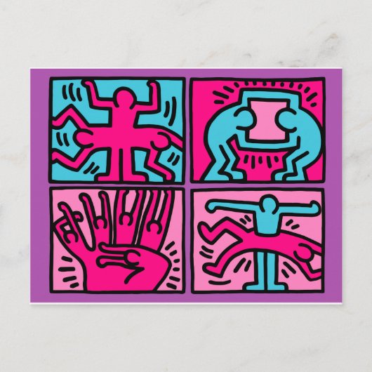 pop briefkaart (Voorkant)