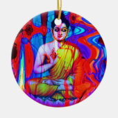 Pop Buddha Keramisch Ornament (Voorkant)