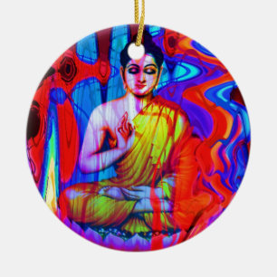 Pop Buddha Keramisch Ornament
