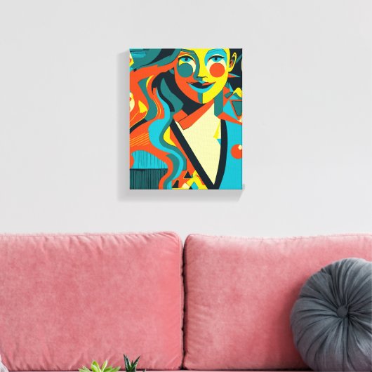 Pop Canvas Afdruk (Insitu (Woonkamer))