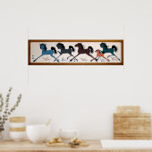 Pop Chalee Horse Mural Poster (Keuken)