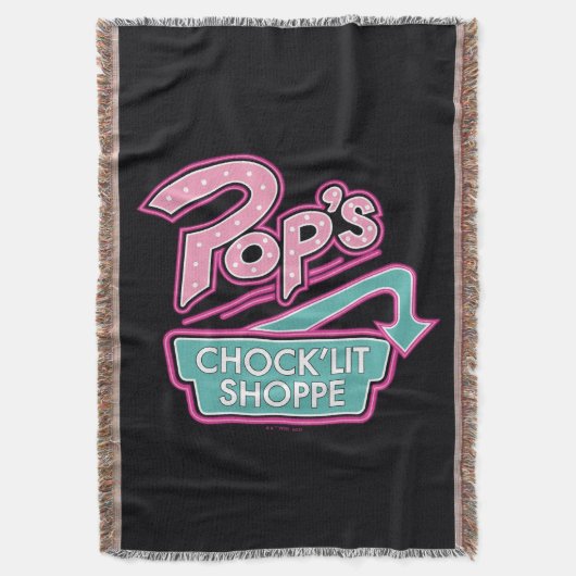 Pop Chock'Lit Shoppe Pink Logo Deken (Voorkant Verticaal)
