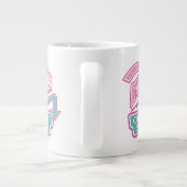 Pop Chock'Lit Shoppe Pink Logo Grote Koffiekop (Achterkant)