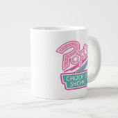 Pop Chock'Lit Shoppe Pink Logo Grote Koffiekop (Voorkant rechts)