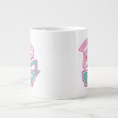 Pop Chock'Lit Shoppe Pink Logo Grote Koffiekop (Voorkant)