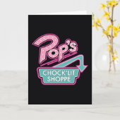 Pop Chock'Lit Shoppe Pink Logo Kaart (Gele Bloem)