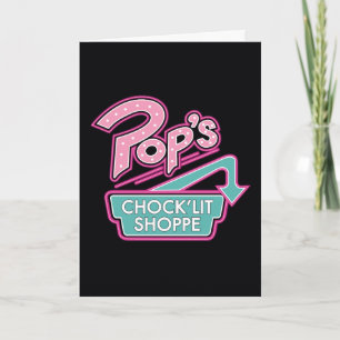 Pop Chock'Lit Shoppe Pink Logo Kaart