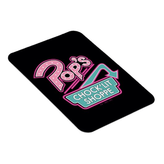 Pop Chock'Lit Shoppe Pink Logo Magneet (Rechterzijde)