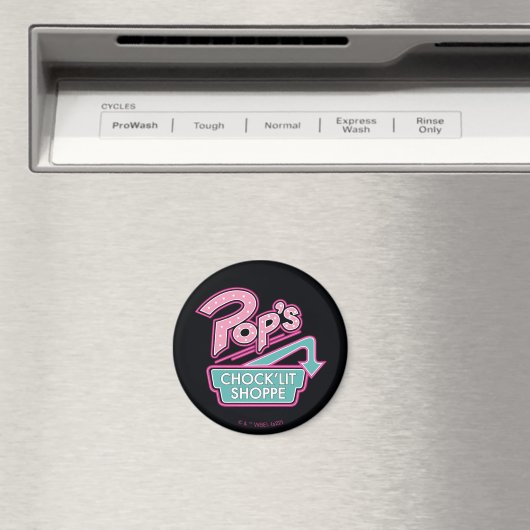 Pop Chock'Lit Shoppe Pink Logo Magneet (Insitu (Vaatwasser))