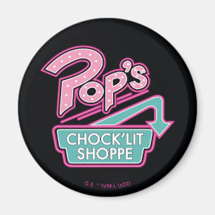 Pop Chock'Lit Shoppe Pink Logo Magneet