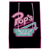 Pop Chock'Lit Shoppe Pink Logo Medium Cadeauzakje (Achterkant)