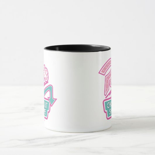 Pop Chock'Lit Shoppe Pink Logo Mok (Midden)