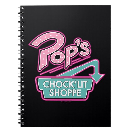 Pop Chock'Lit Shoppe Pink Logo Notitieboek (Voorkant)